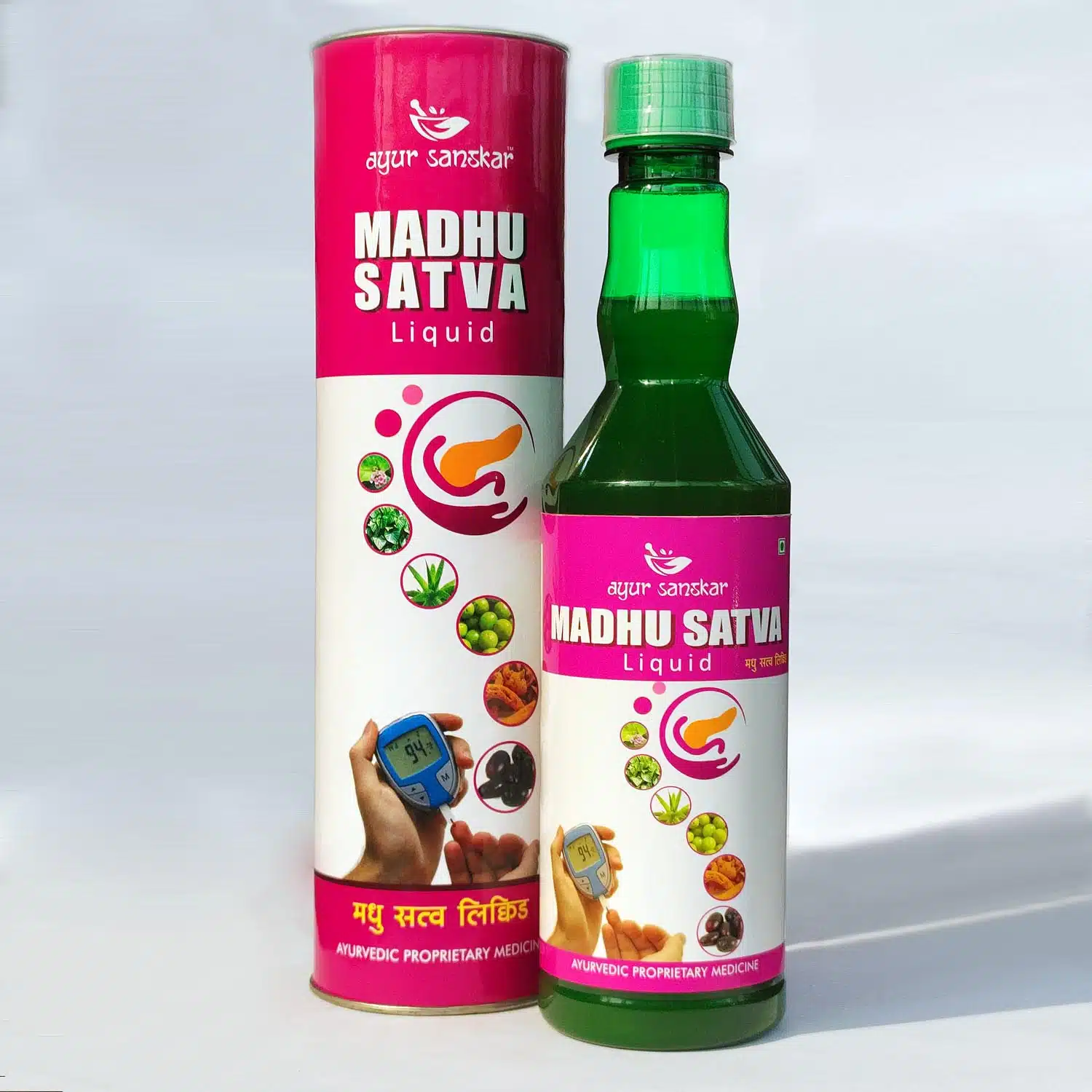Main Image1 Madhu Satva - Diabetes Care | Blood sugar level management | Triphala , Nimbatwak, Jamun, Amruta & 10 more ayurvedic herbs
